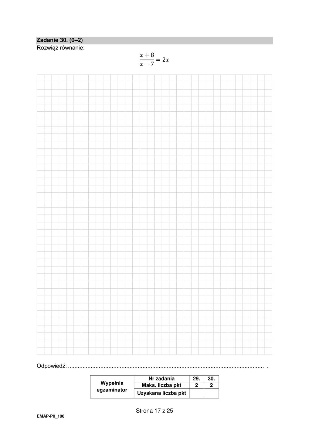 Matura poprawkowa 2021. Matematyka