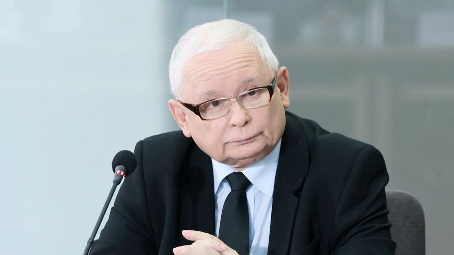 Jarosław Kaczyński na komisji ds. Pegasusa. 