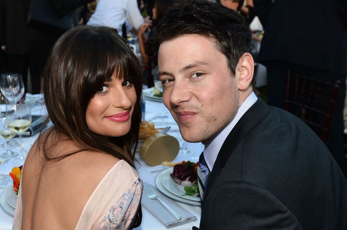 Lea Michele i Cory Monteith poznali się na planie serialu "Glee"