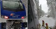 Konar zerwał trakcję. Pasażerowie utknęli w pociągu koło Nidzicy