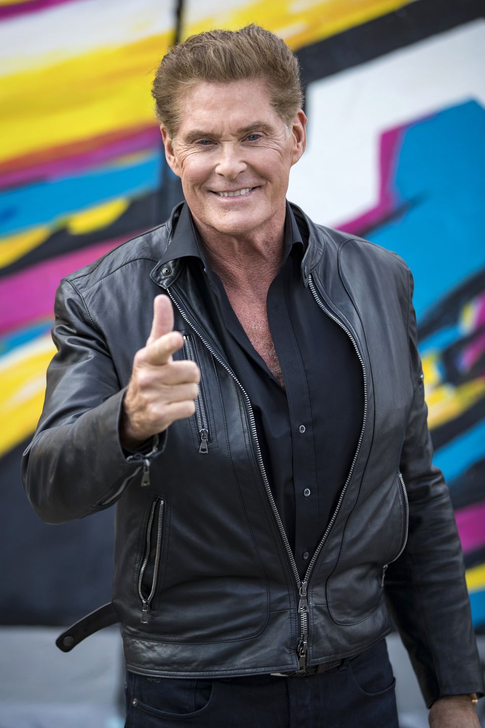 David Hasselhoff chwali się wycieczką rowerową po dolnośląskich wsiach 