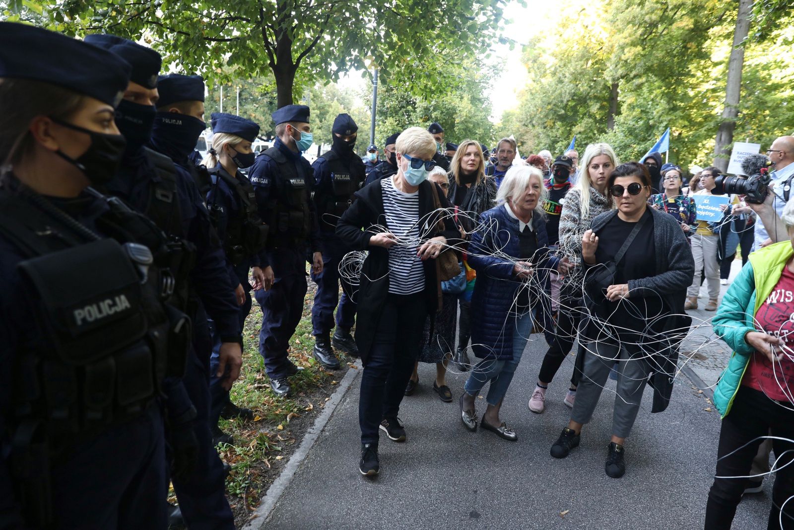 Stan wyjątkowy. Debata w Sejmie. Protest