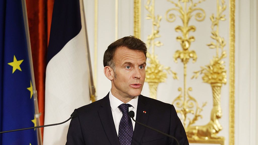 Prezydent Francji Emmanuel Macron