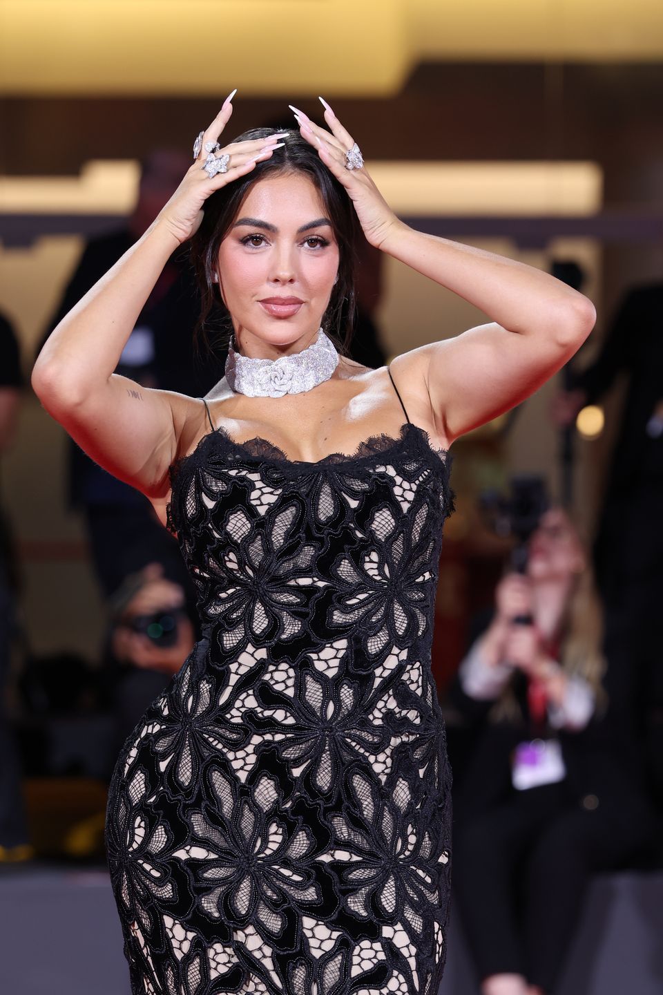 Georgina Rodriguez oślepia brylantami w Wenecji