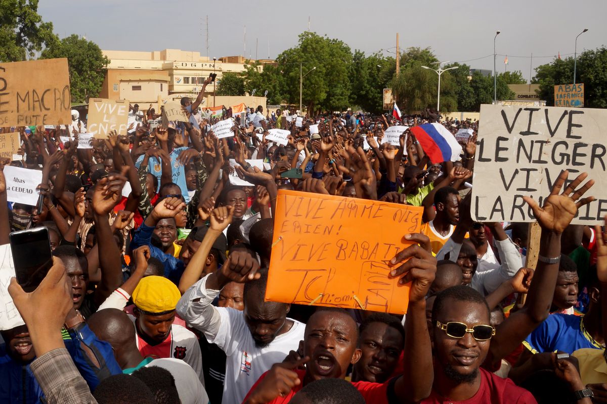 
W Niamey, stolicy Nigeru wrze od zeszłego tygodnia
