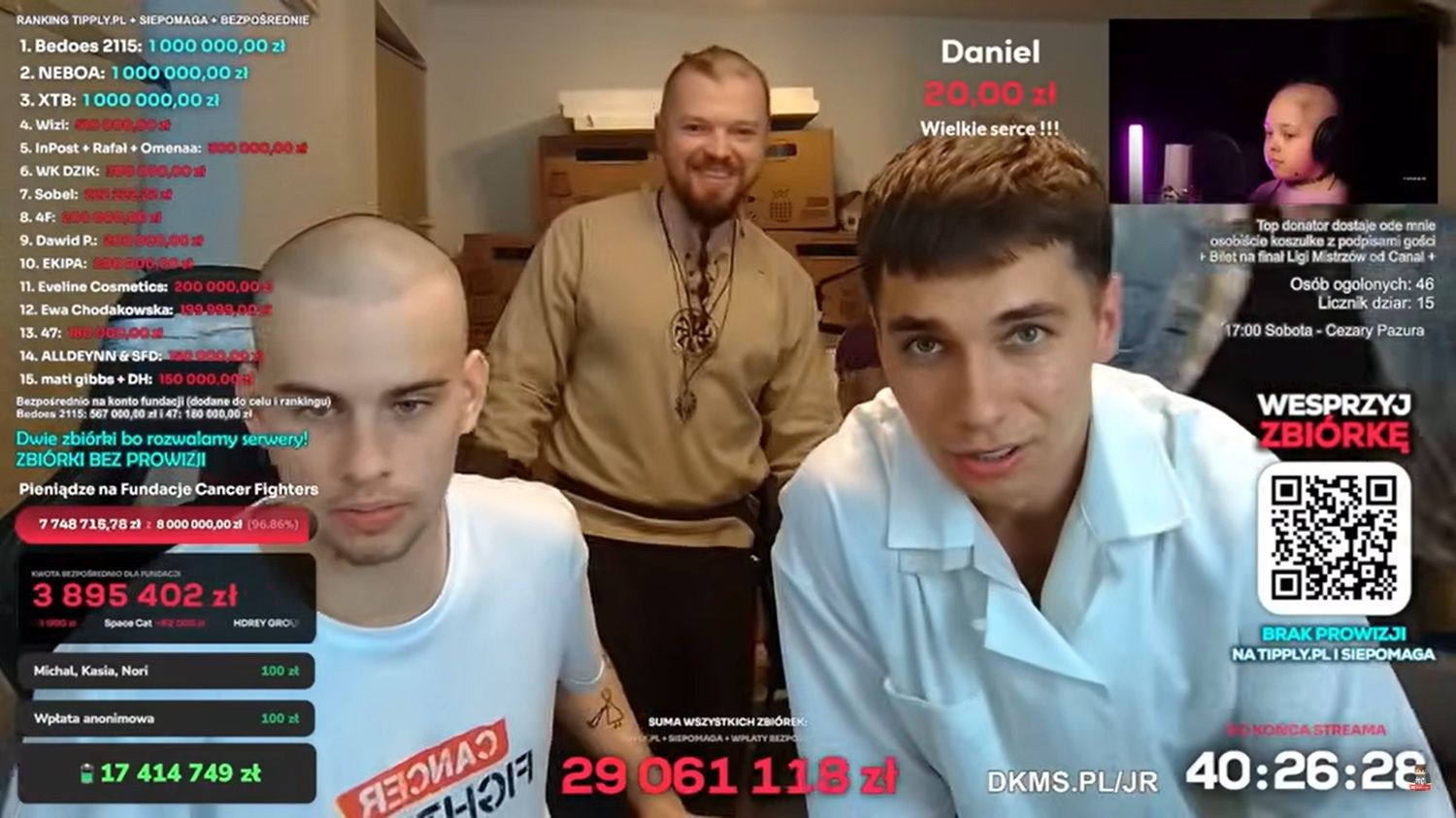 Friz na streamie u Łatwoganga