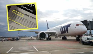 Posłanka otworzyła pismo na pokładzie LOT. Od razu zrobiła zdjęcie