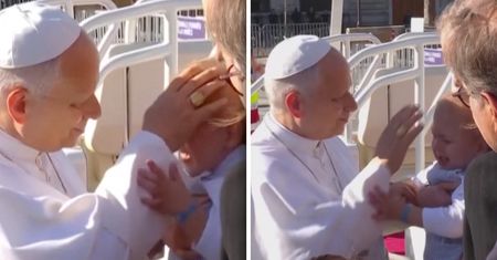 Papież podszedł do dziecka. Takiej reakcji się nie spodziewał