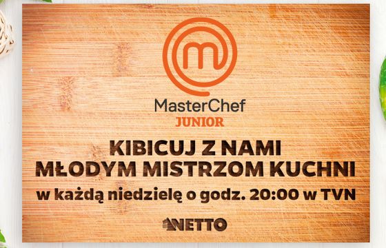 Netto promuje się w „Masterchef junior” w TVN