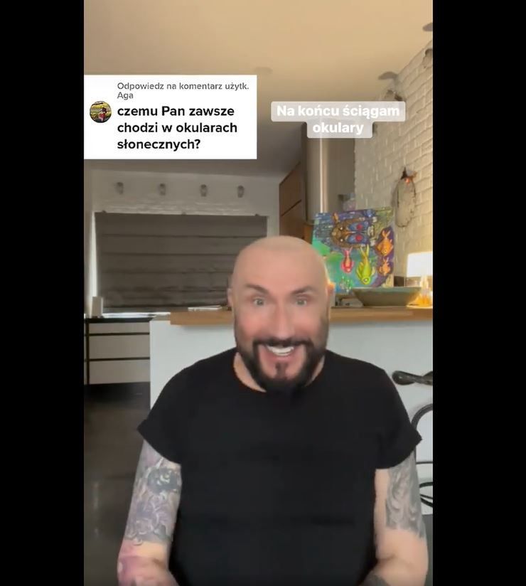 Grzegorz Skawiński bez okularów