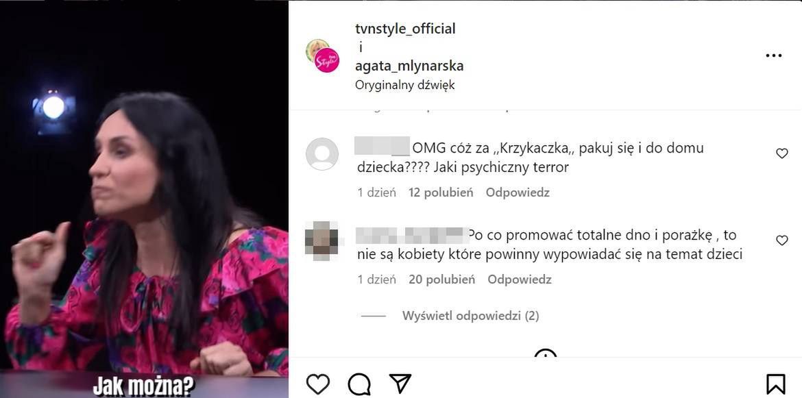 Komentarze po emisji programu Młynarskiej 