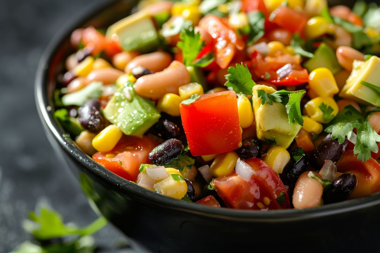Salad surprise: Hearty autumn meal with kabanos twist