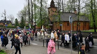 Procesja fatimska ulicami Zakopanego