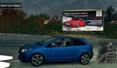 Peugeot 308 GTi promowany w grach z wyścigami samochodowymi (wideo)