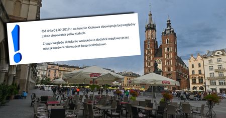 W Krakowie dodatku węglowego nie dostaną. "Składanie wniosków bezprzedmiotowe"