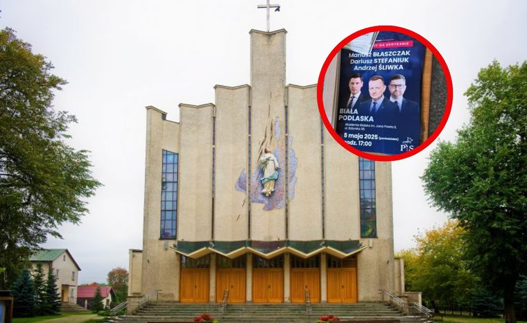"Jestem oburzony". W parafii czekały na wiernych ulotki PiS