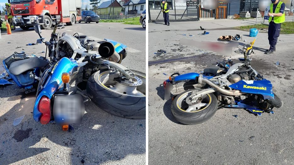 W Mętowie (woj. lubelskie) doszło do dwóch tragicznych wypadków z udziałem motocyklistów