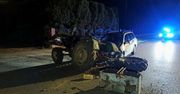 Pijany rolnik uciekł po kolizji. Schował się pod kołdrą przed policją