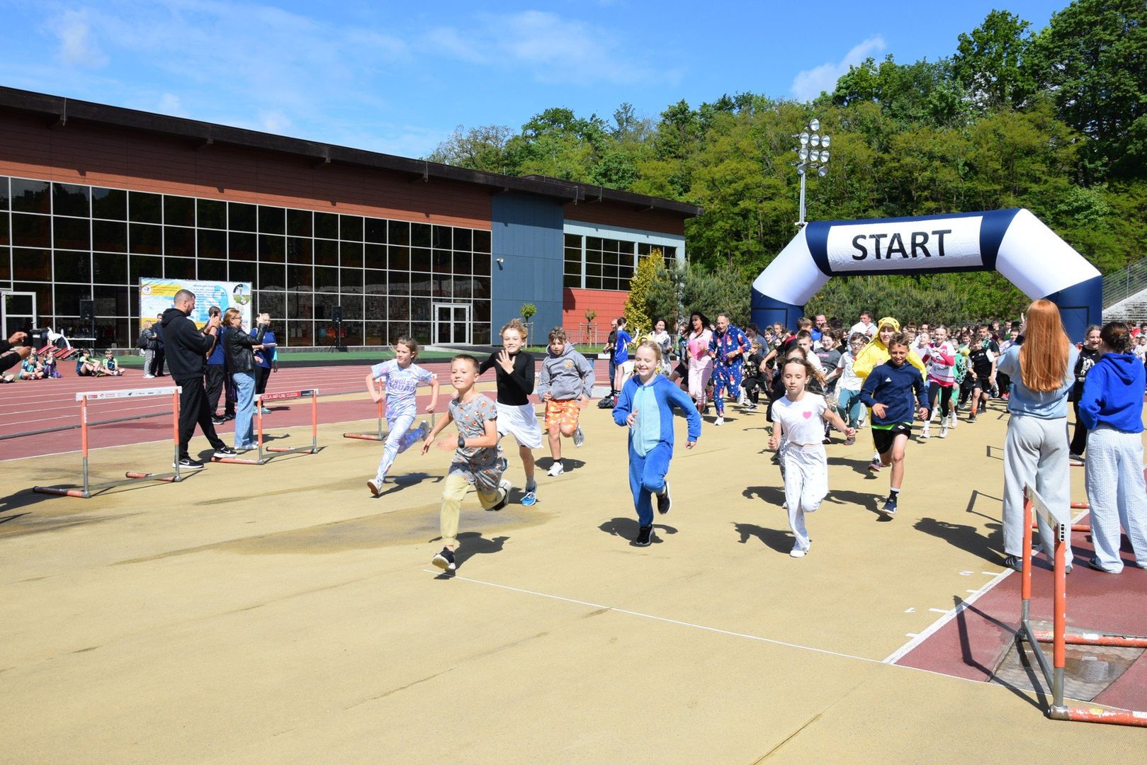 Inauguracja Tygodnia Sportu z „11” na Stadionie 650-lecia w Słupsku.