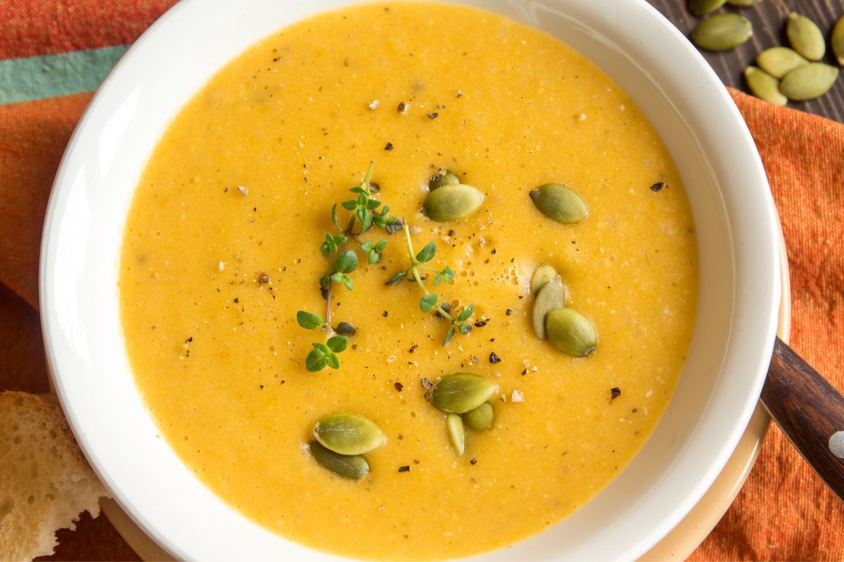 Pumpkin soup is usually tasty and healthy. But not always.