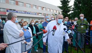 Koronawirus. Kontrola w szpitalu w Poznaniu po materiale "Uwagi"