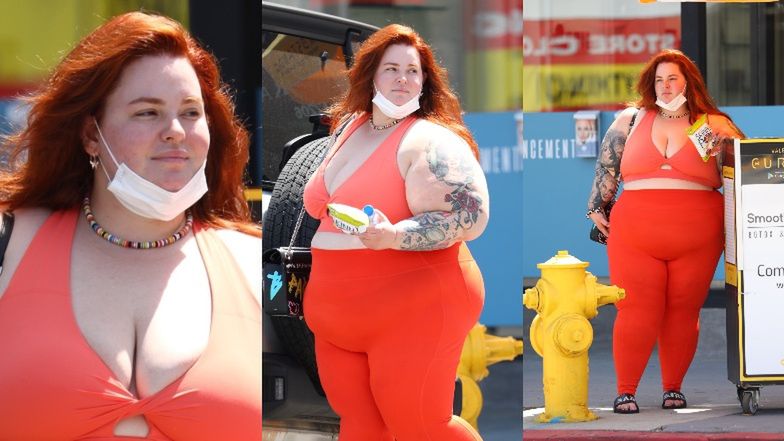 Tess Holliday załatwia sprawunki na mieście