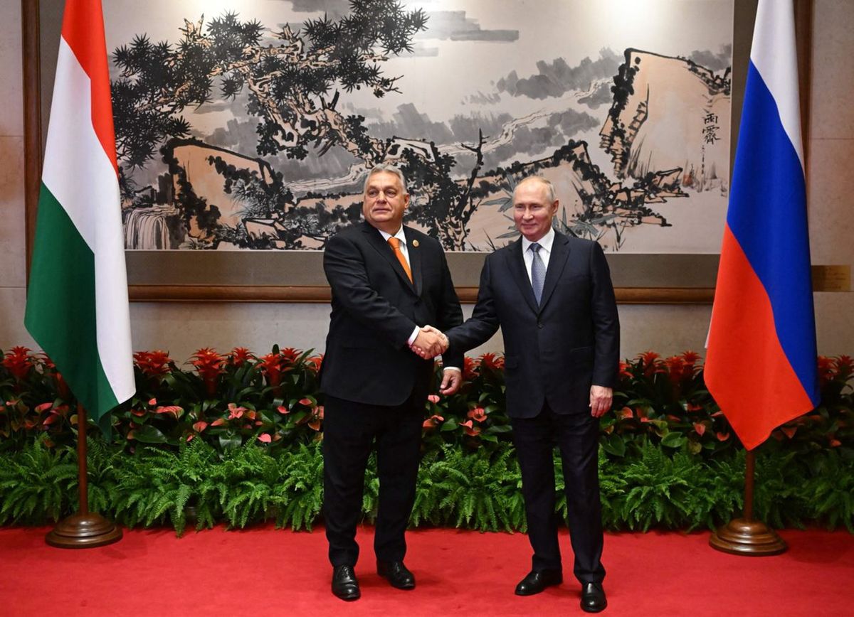 Victor Orban i Władimir Putin 