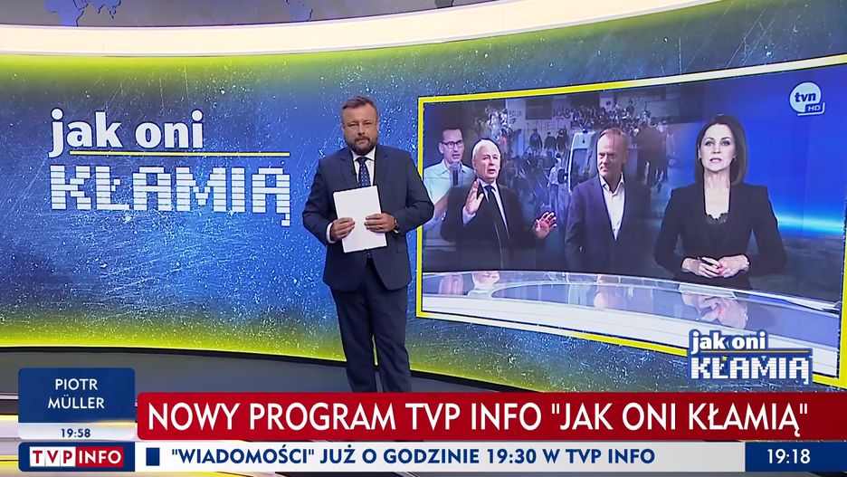 "Jak oni kłamią" w TVP Info