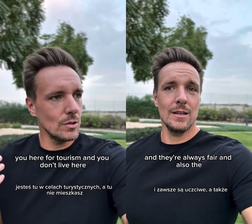 Max Gloeckner nadaje prosto z Dubaju