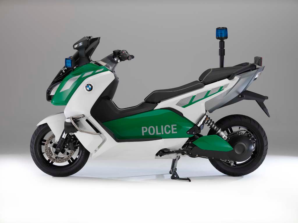 Skutery BMW C Evolution w wersji policyjnej