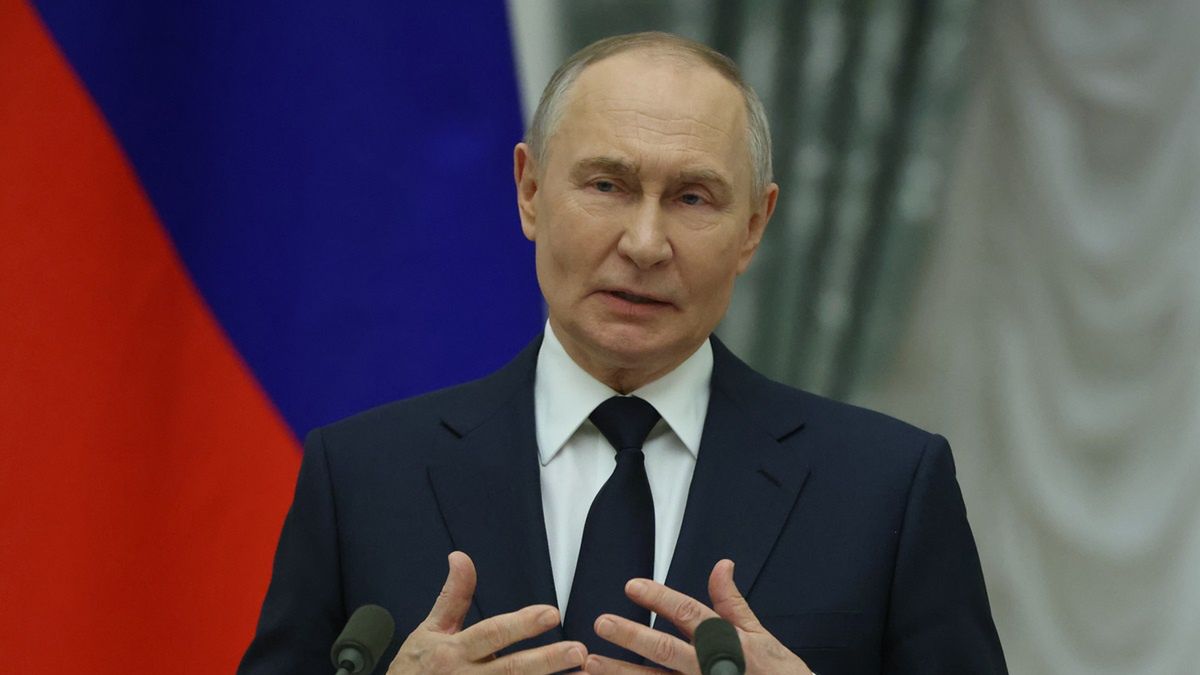 Władimir Putin, prezydent Rosji.