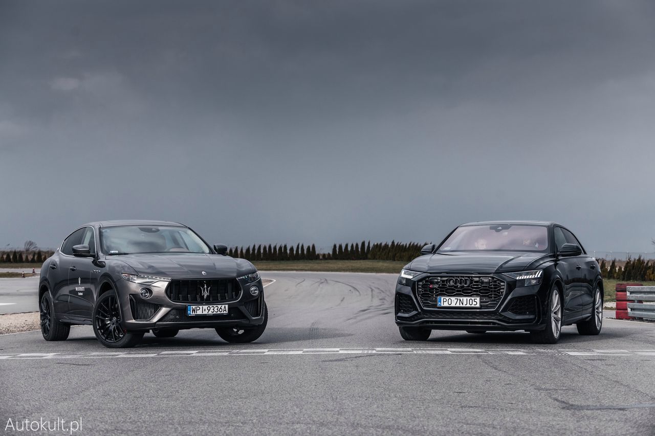 Maserati Levante Trofeo vs Audi RS Q8 (fot. Konrad Skura)