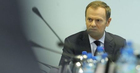 Tusk boi się górników