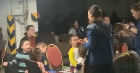 Poruszające sceny ze schronu. To zrobiła młoda Ukrainka