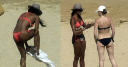 Naomi W BIKINI na greckiej plaży! (ZDJĘCIA)