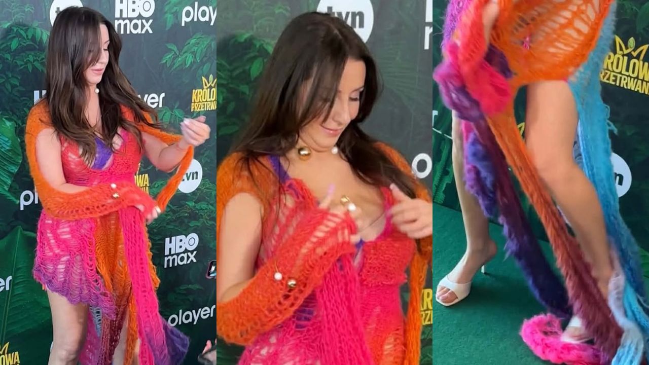 Dominika Serowska TOCZY BÓJ ze swoją kreacją. Prawdziwa "Królowa przetrwania"? (WIDEO)