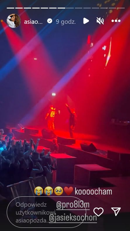 Joanna Opozda na randce ze studnetem pawa