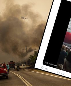 Potężne pożary w Grecji. "Ucieczka z piekła"