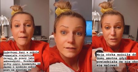 Daria Ładocha oburzona warsztatami z MAKIJAŻU dla dziewczynek zorganizowanymi w szkole jej 13-letniej córki: "To jest CHORE"