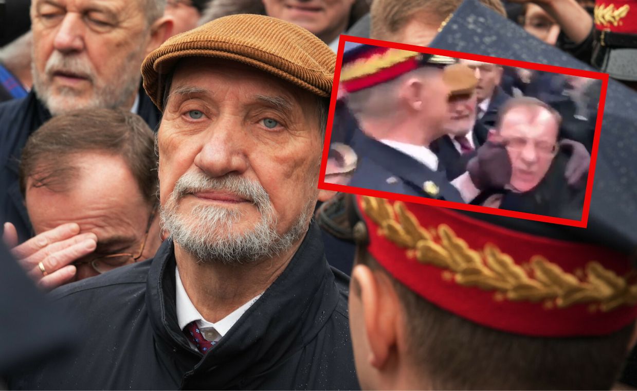 Kamiński uderzony. Macierewicz tłumaczy. "To była obrona"