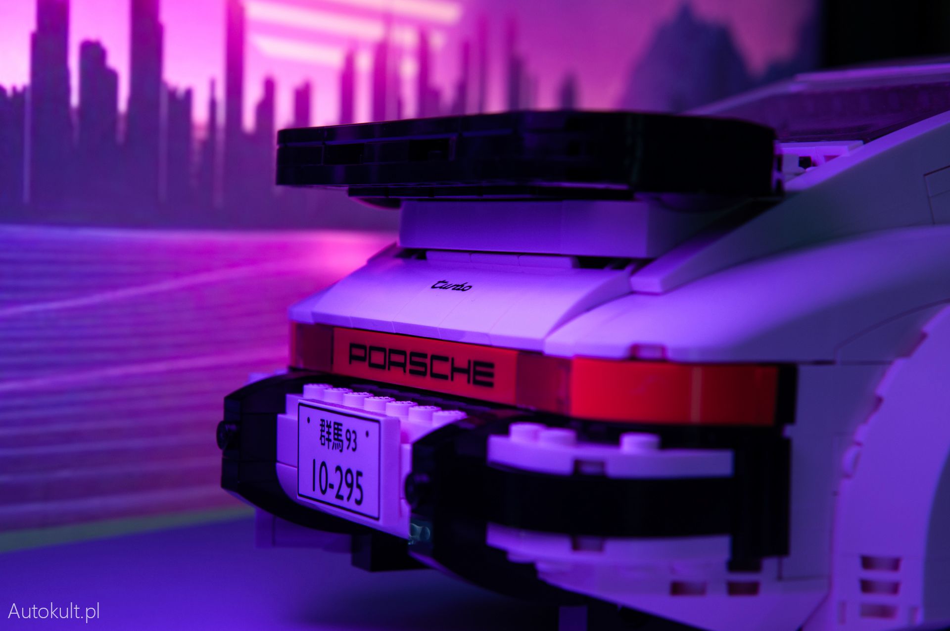 Lego Creator Porsche 911 Turbo z japońską tablicą