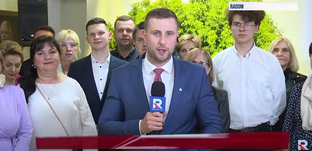 Wieczór wyborczy w Telewizji Republika