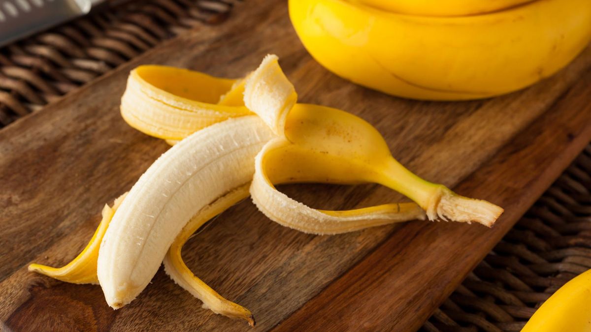 Ciepła woda i banan na śniadanie