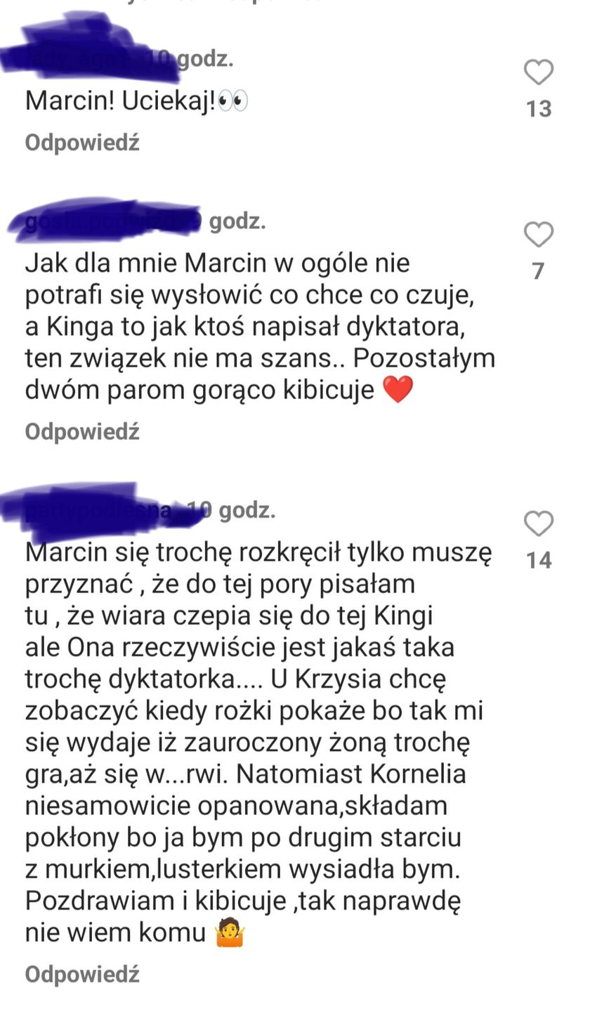 Komentarze po programie