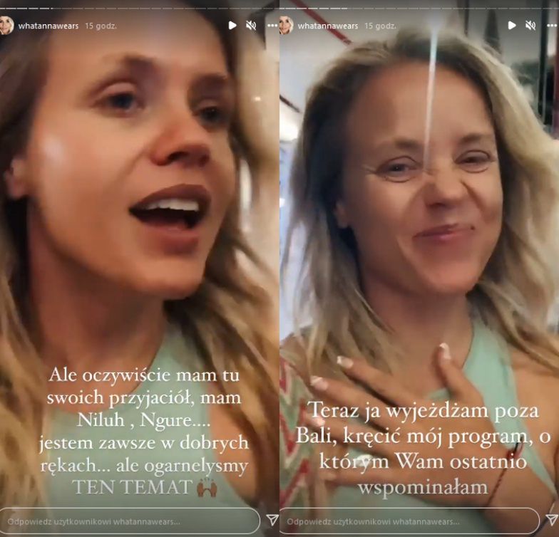 Anna Skura odbiera byłego męża z lotniska