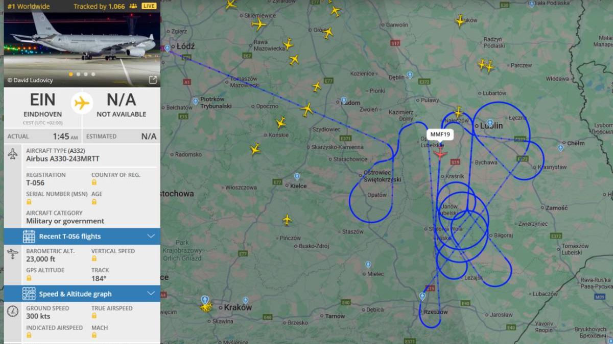 Tankowiec NATO nad Lubelszczyzną