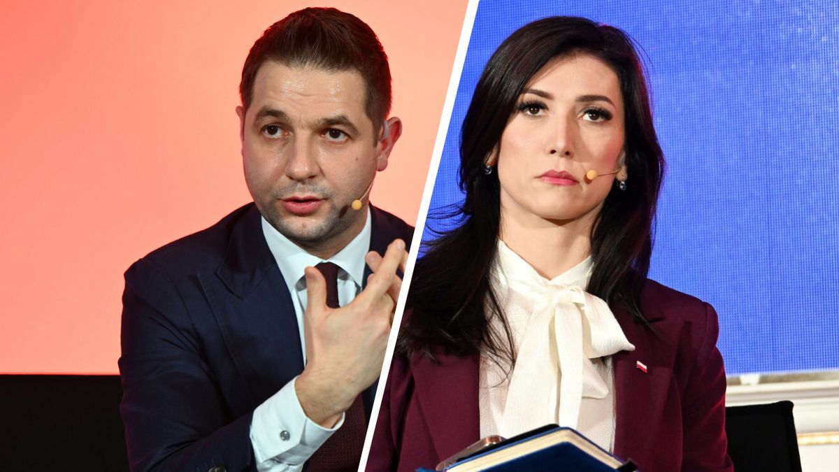 Patryk Jaki i Ewa Zajączkowska-Hernik