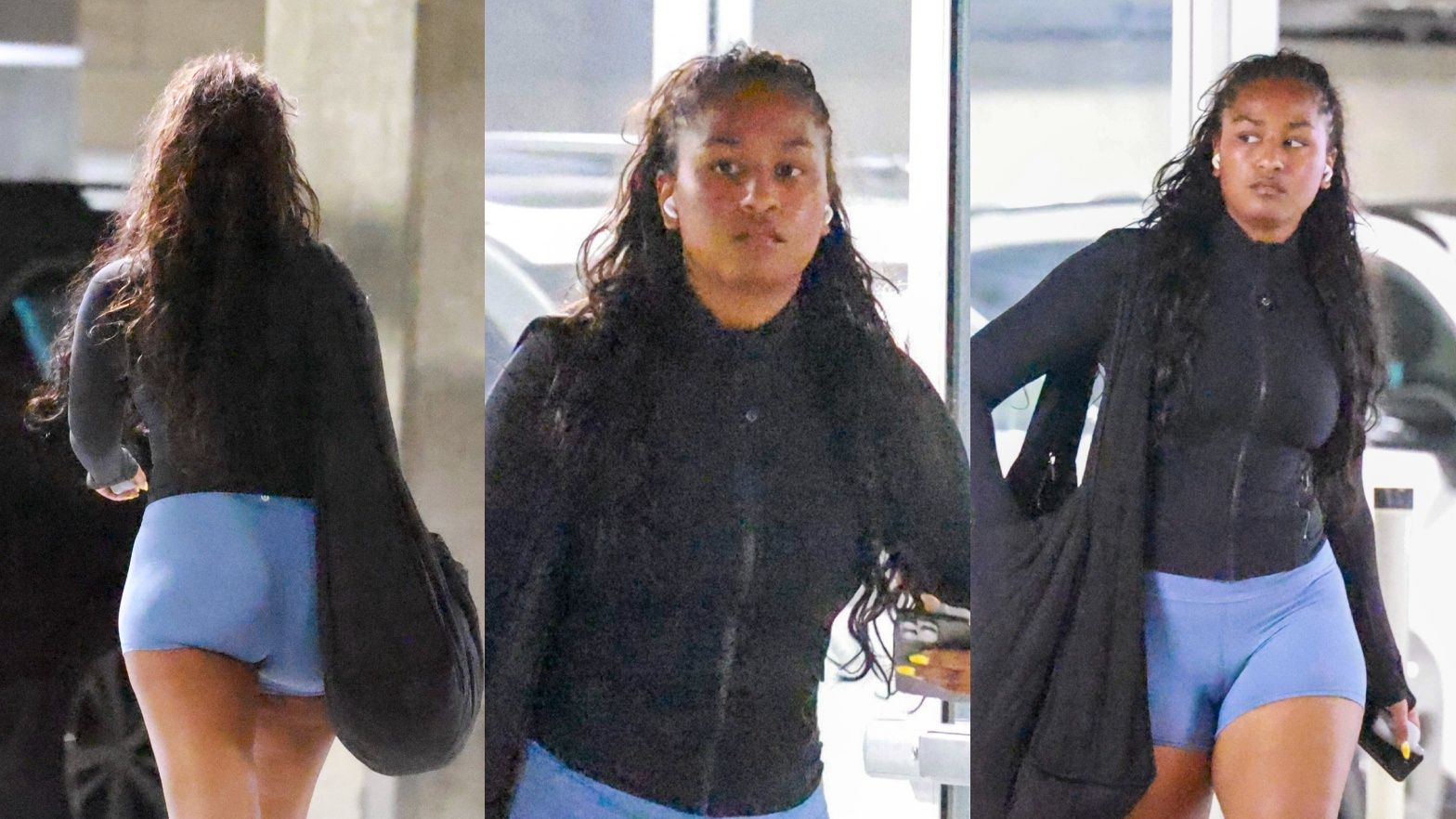 Dawno niewidziana Sasha Obama pędzi na siłownię