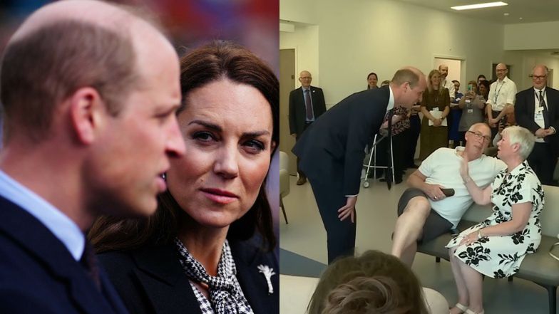 Pacjent skomplementował Kate Middleton w obecności Williama. Tak zareagował książę... (WIDEO)