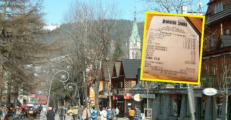 Kolacja dla 2 osób w Zakopanem. Pokazała paragon grozy